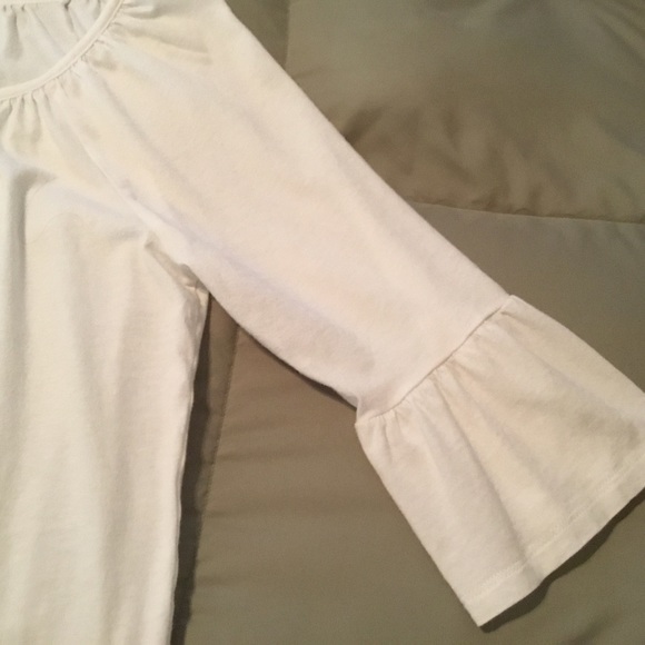 Michael Kors White Blouse 3/4 length belll sleeves - Picture 8 of 12